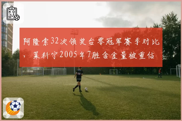 阿隆索32次领奖台零冠军赛季对比，莱科宁2005年7胜含金量被重估
